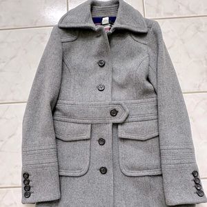 J Crew jacket, light grey, size 2